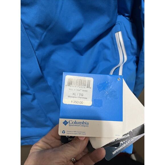 NWT Columbia Titanium Omni Heat Snowboard Ski Winter Jacket Women Size XL Hood - Picture 6 of 15